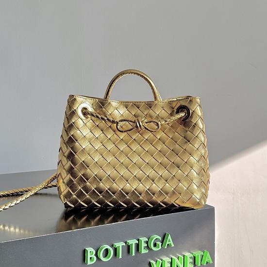 Bottega Veneta Small Andiamo Gold 743568