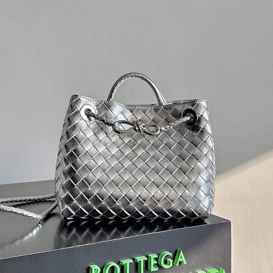 Bottega Veneta Small Andiamo Silver 743568