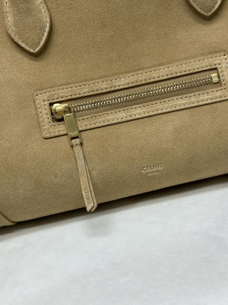 Celine Medium Suede New Luggage Beige L100E3