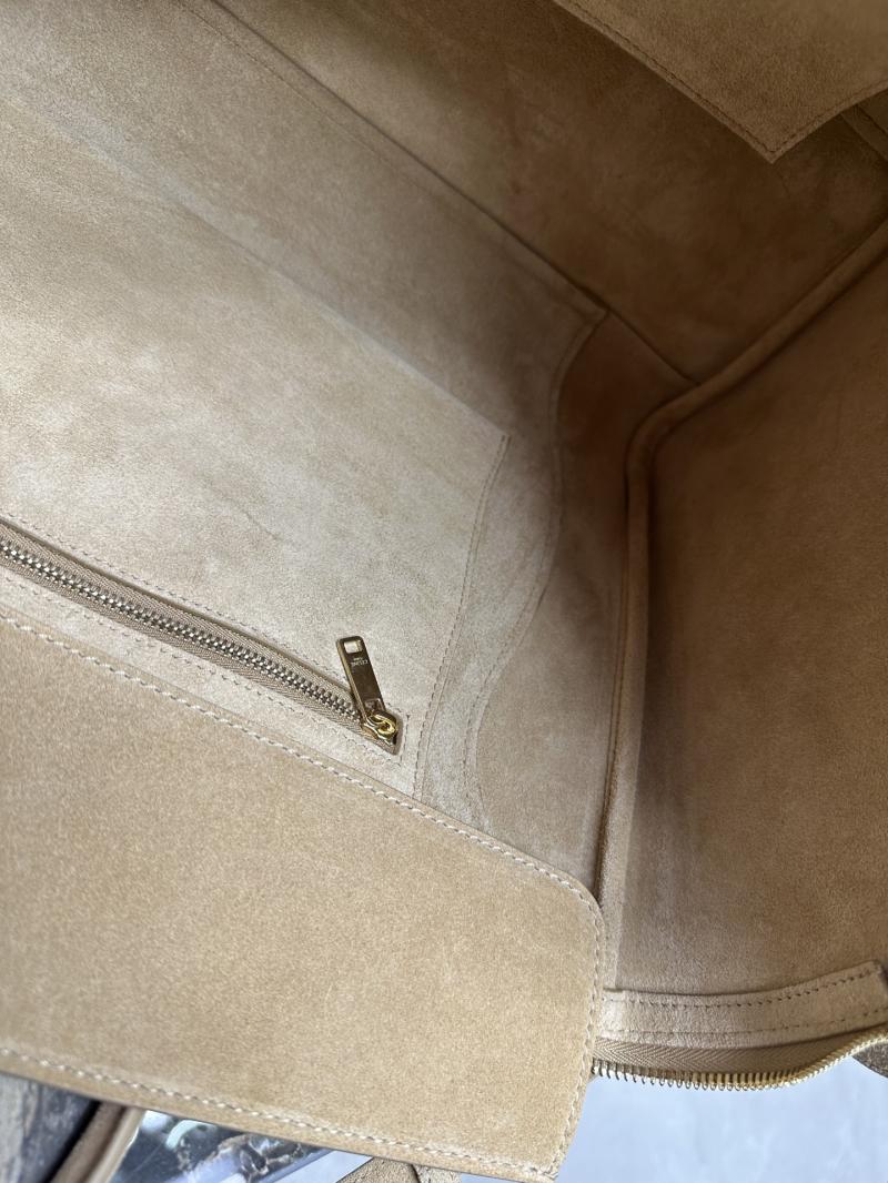 Celine Medium Suede New Luggage Beige L100E3