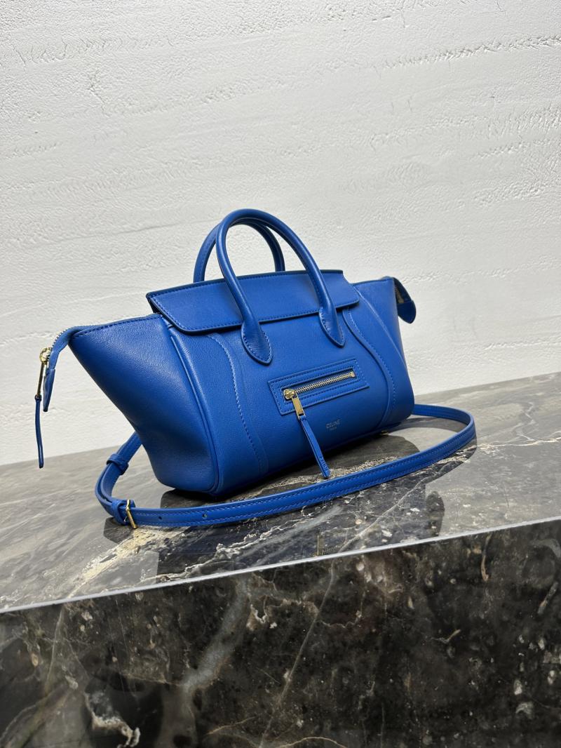 Celine Small New Luggage Blue 124213