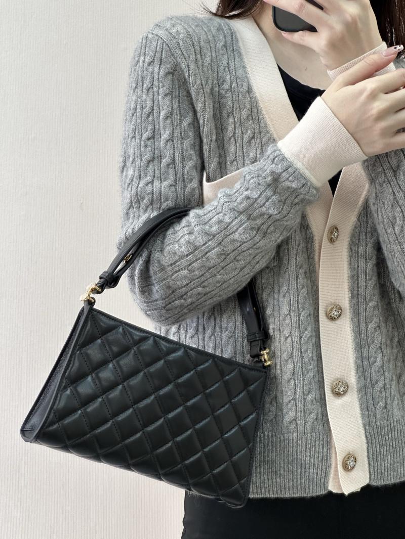 Chanel Lambskin Hobo Bag Black AS6045