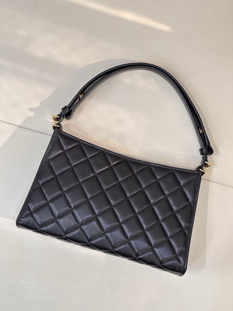 Chanel Lambskin Hobo Bag Black AS6045