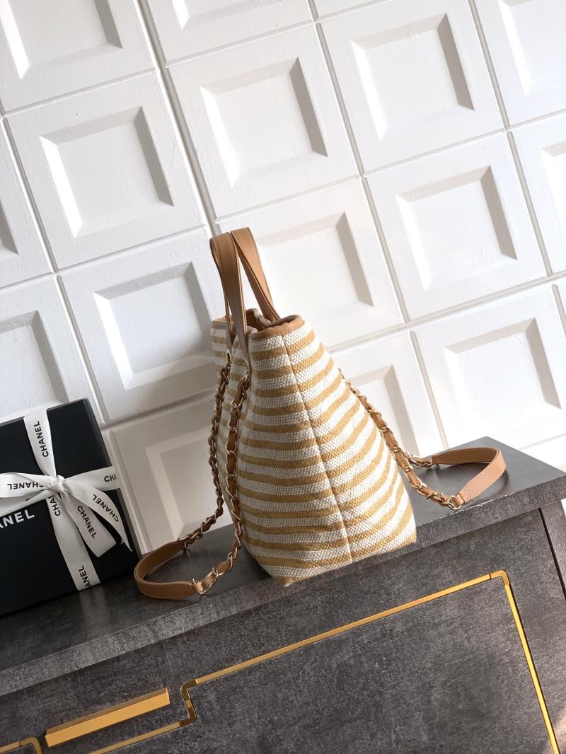 Large Chanel Shopping Bag Beige AS6007