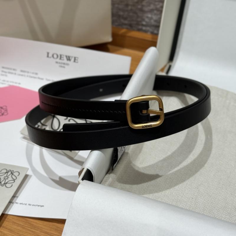 Loewe 15mm Leather Belt PYB122201