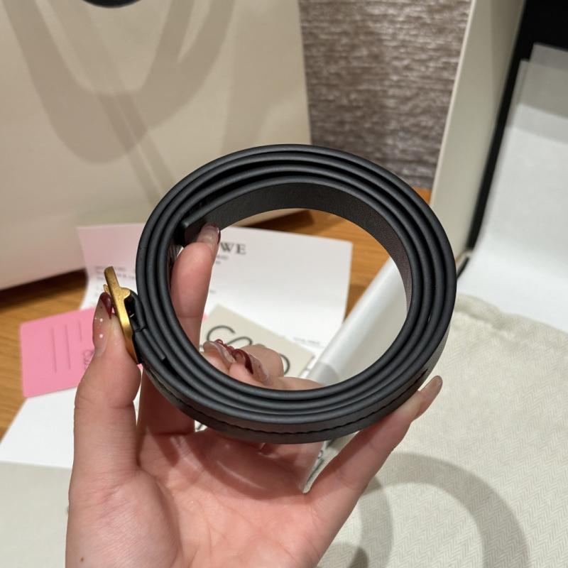 Loewe 15mm Leather Belt PYB122201