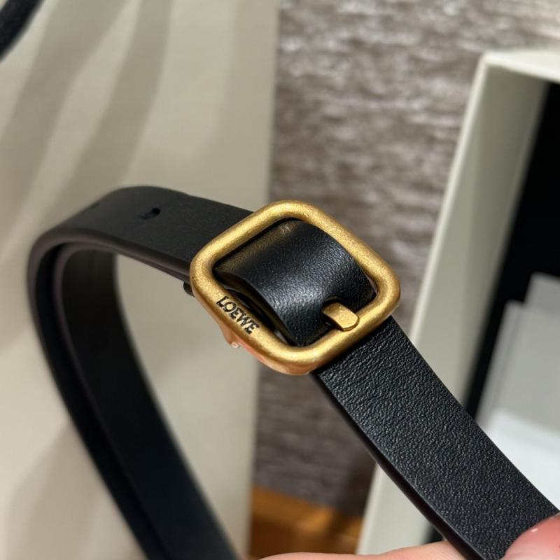 Loewe 15mm Leather Belt PYB122201