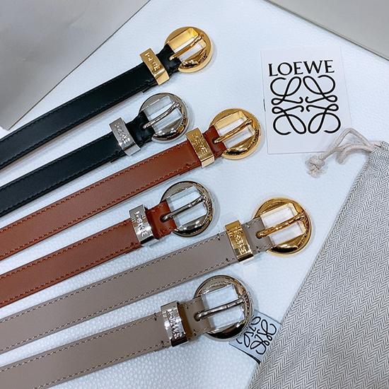 Loewe 20mm Leather Belt PYB122214