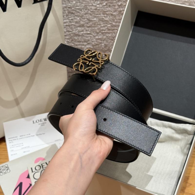 Loewe 32mm Leather Belt PYB122203