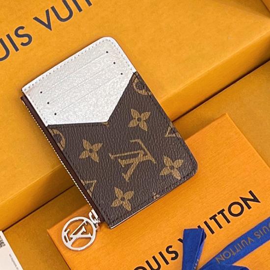 Louis Vuitton Romy Card Holder Silver M26655