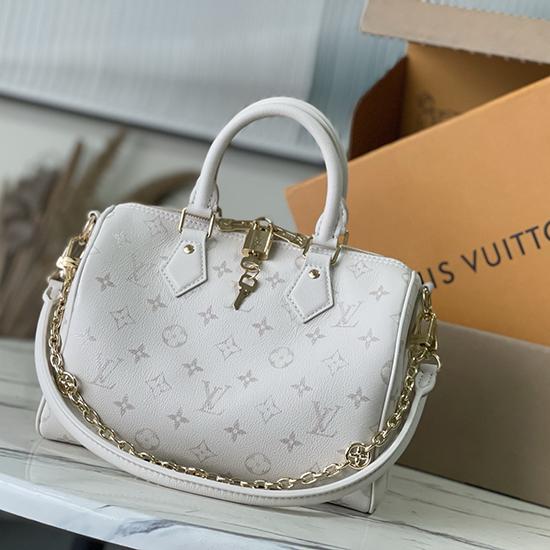 Louis Vuitton Speedy Bandouliere 25 Creme M26690