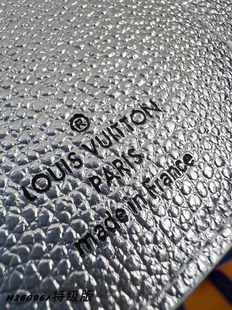 Louis Vuitton Victorine Wallet Silver M26896