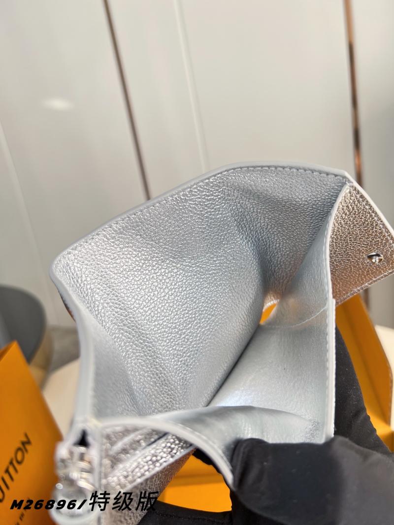 Louis Vuitton Victorine Wallet Silver M26896