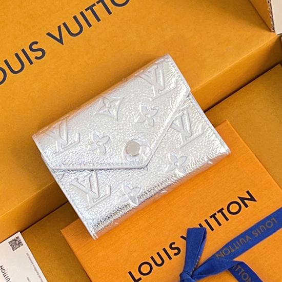 Louis Vuitton Victorine Wallet Silver M26896