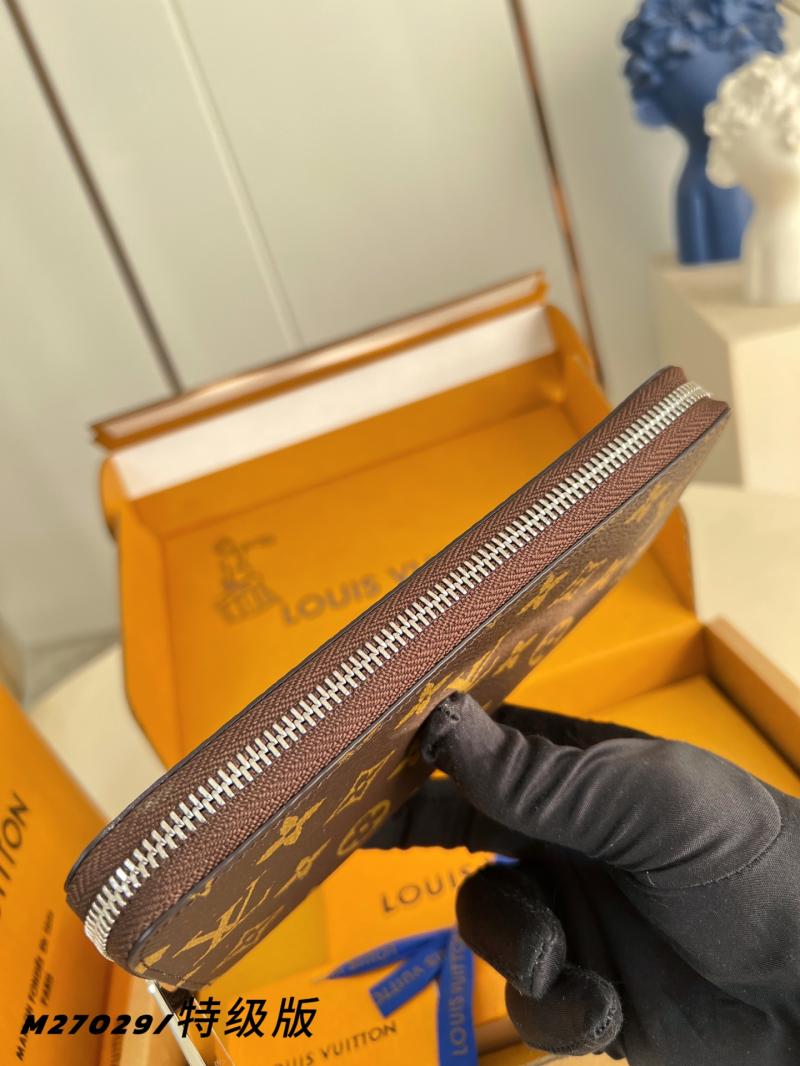 Louis Vuitton Zippy Wallet Silver M27029