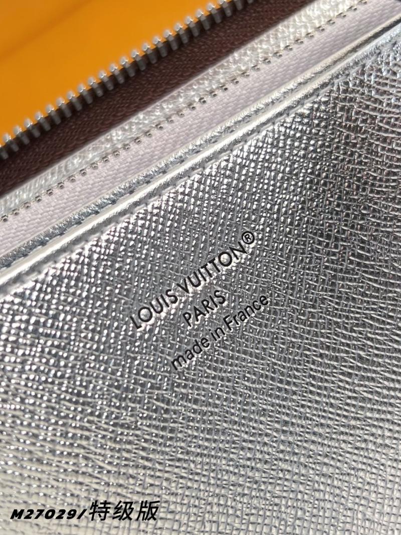 Louis Vuitton Zippy Wallet Silver M27029