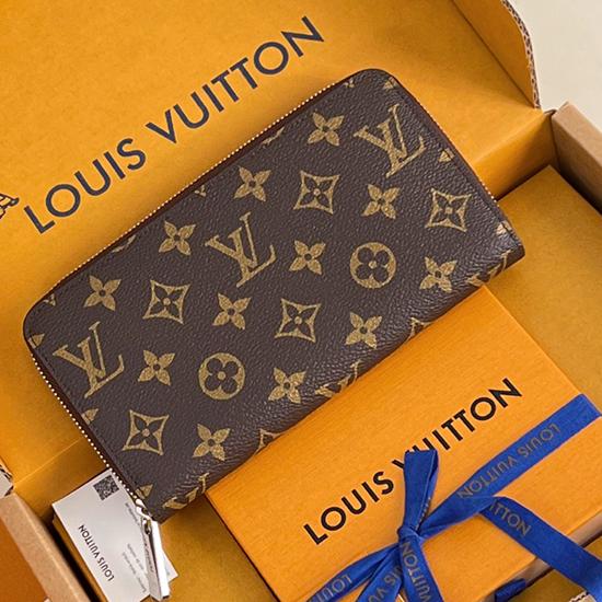 Louis Vuitton Zippy Wallet Silver M27029