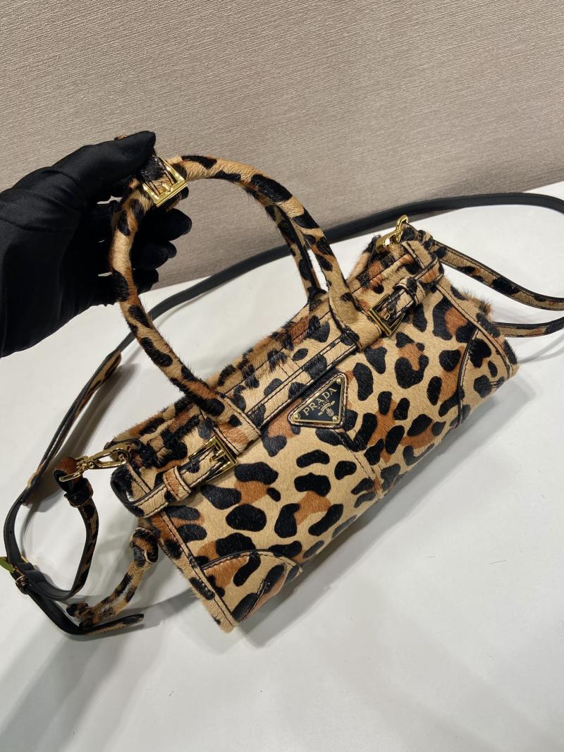 Prada Bonnie mini printed leather handbag 1BA486