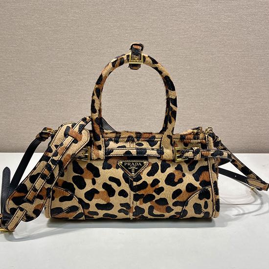 Prada Bonnie mini printed leather handbag 1BA486