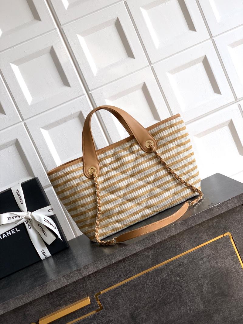 Small Chanel Shopping Bag Beige AS6005