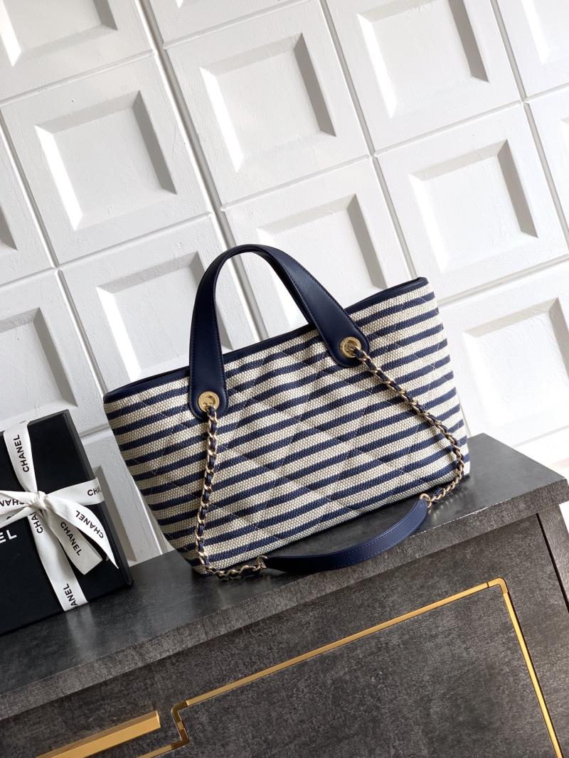 Small Chanel Shopping Bag Blue AS6005