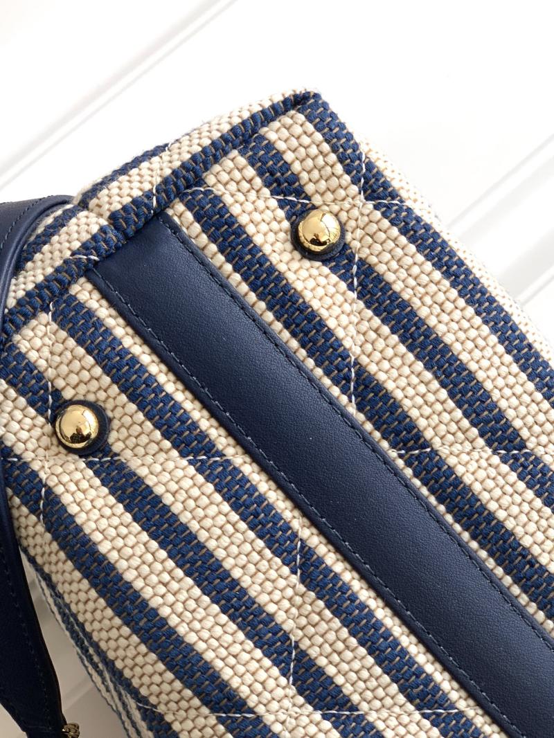 Small Chanel Shopping Bag Blue AS6005