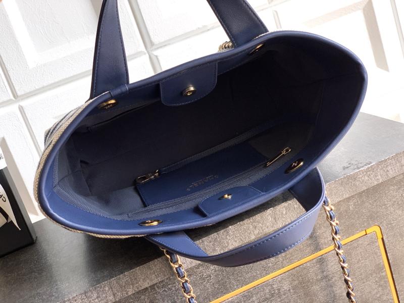 Small Chanel Shopping Bag Blue AS6005