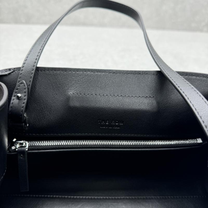 The Row Leather Peggy Clutch Black TR1879